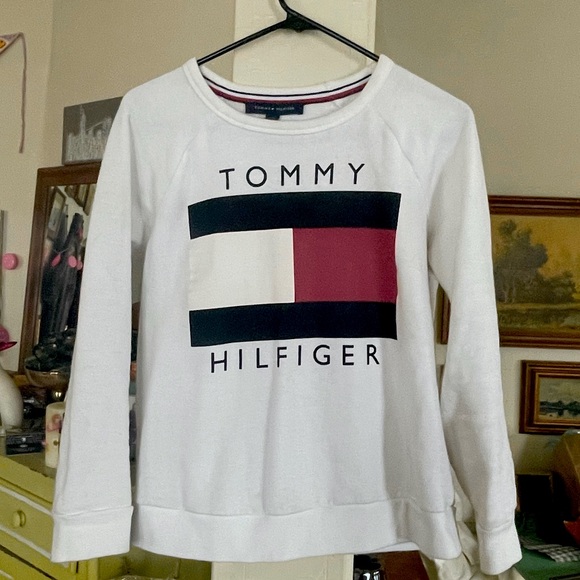 Tommy Hilfiger Sweaters - Vintage Tommy Hilfiger Crewneck Sweatshirt Size S/P